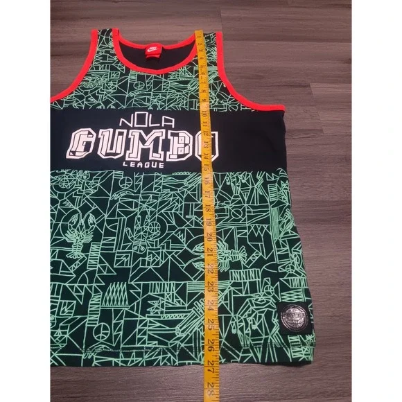 Nike Air Men's Nola Gumbo League‎ Tank Top Jersey Shirt Size Large - Picture 5 of 7